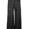 Clothing * | Rotate Black 'Nola' Crochet Trousers Clothing