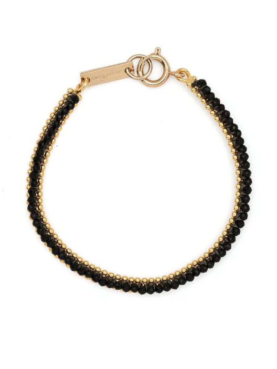 Accessories * | Isabel Marant Black 'Bead Bauble Bracelet' Accessories