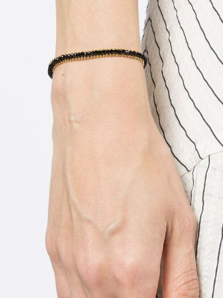 Accessories * | Isabel Marant Black 'Bead Bauble Bracelet' Accessories