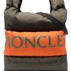 Bags * | Moncler Military Green And Orange 'Legere' Large Tote Bag