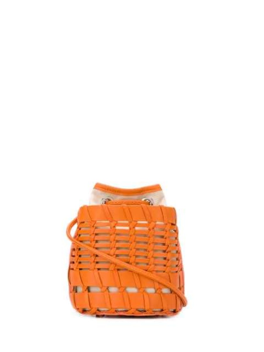 Bags * | Hereu Orange 'Siana' Bucket Bag