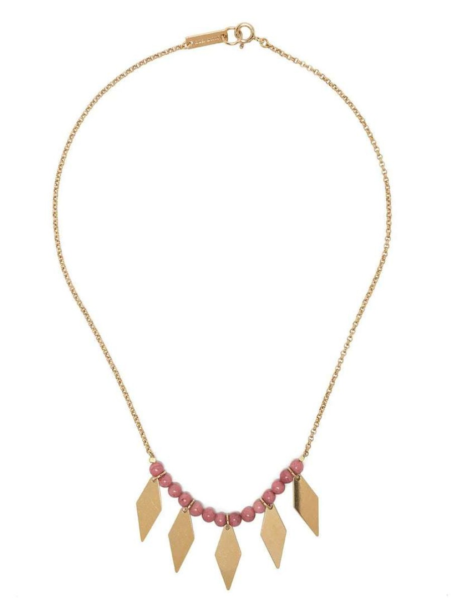 Accessories * | Isabel Marant Pink 'Harlow' Necklace Accessories