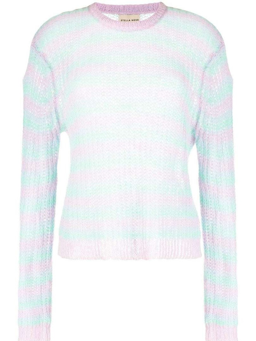 Clothing * | Stella Nova 'Rima Joe' Pastel Stripe Sweater