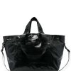 Bags * | Isabel Marant New In Black 'Wardy' Crinkle Tote Bag