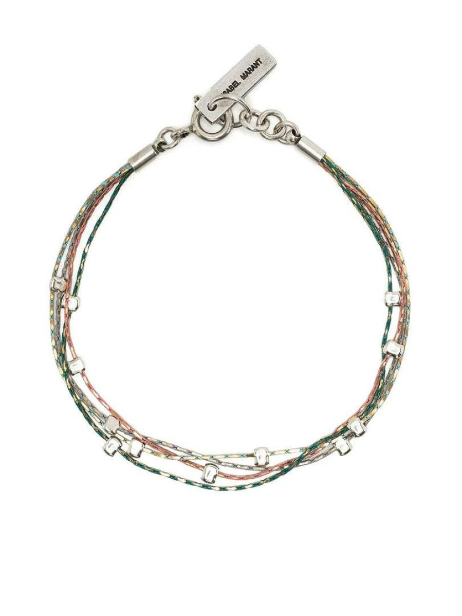 Accessories * | Isabel Marant Accessories Celadon 'Multi String Bracelet'