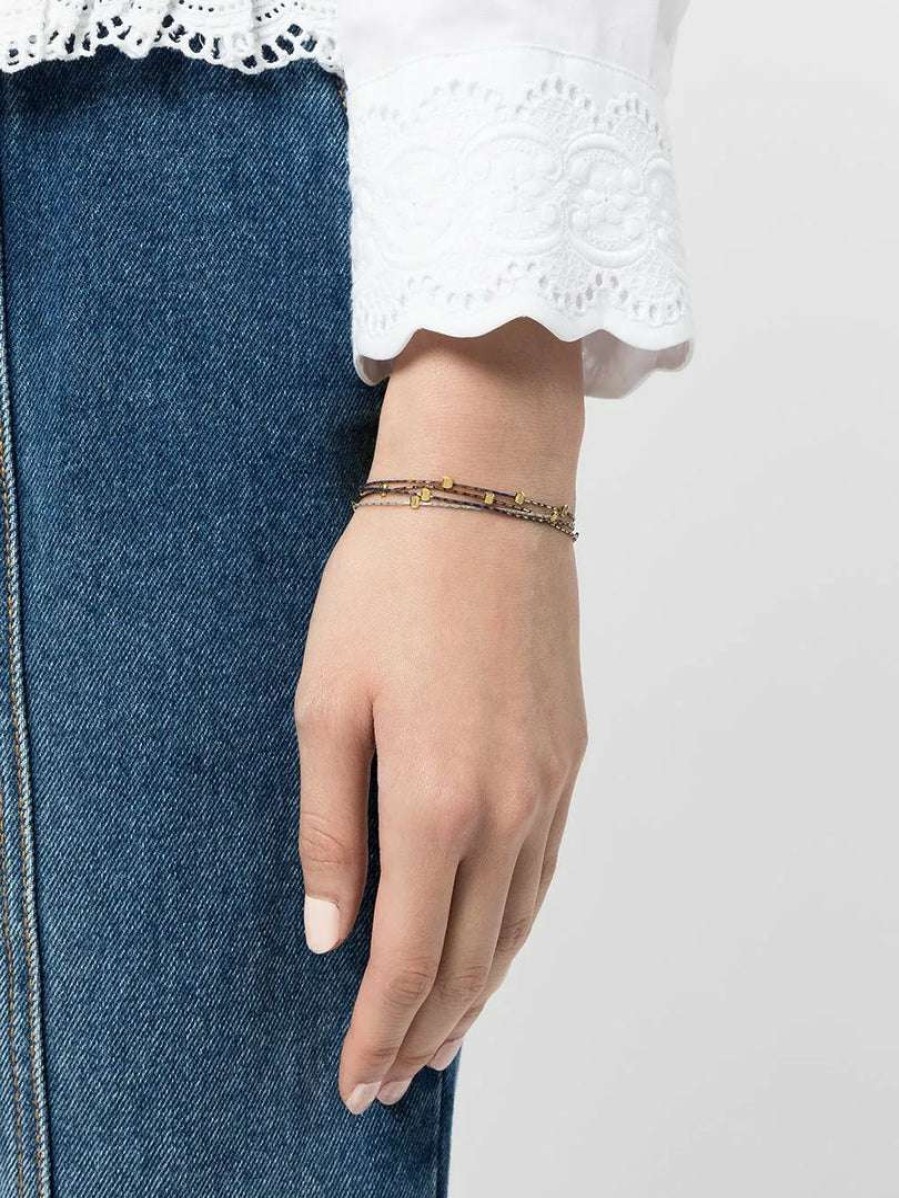 Accessories * | Isabel Marant Accessories Celadon 'Multi String Bracelet'