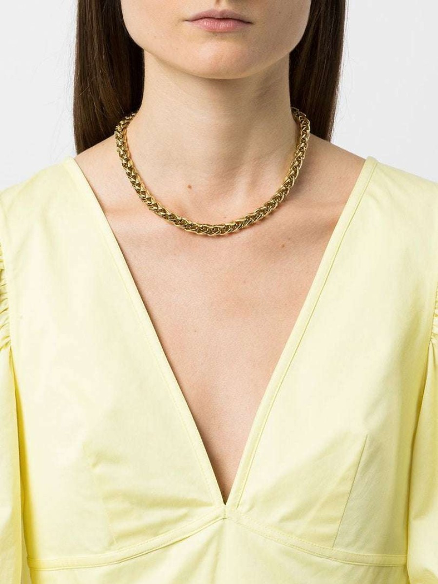 Accessories * | Anni Lu 'Liquid Gold Chain Necklace'