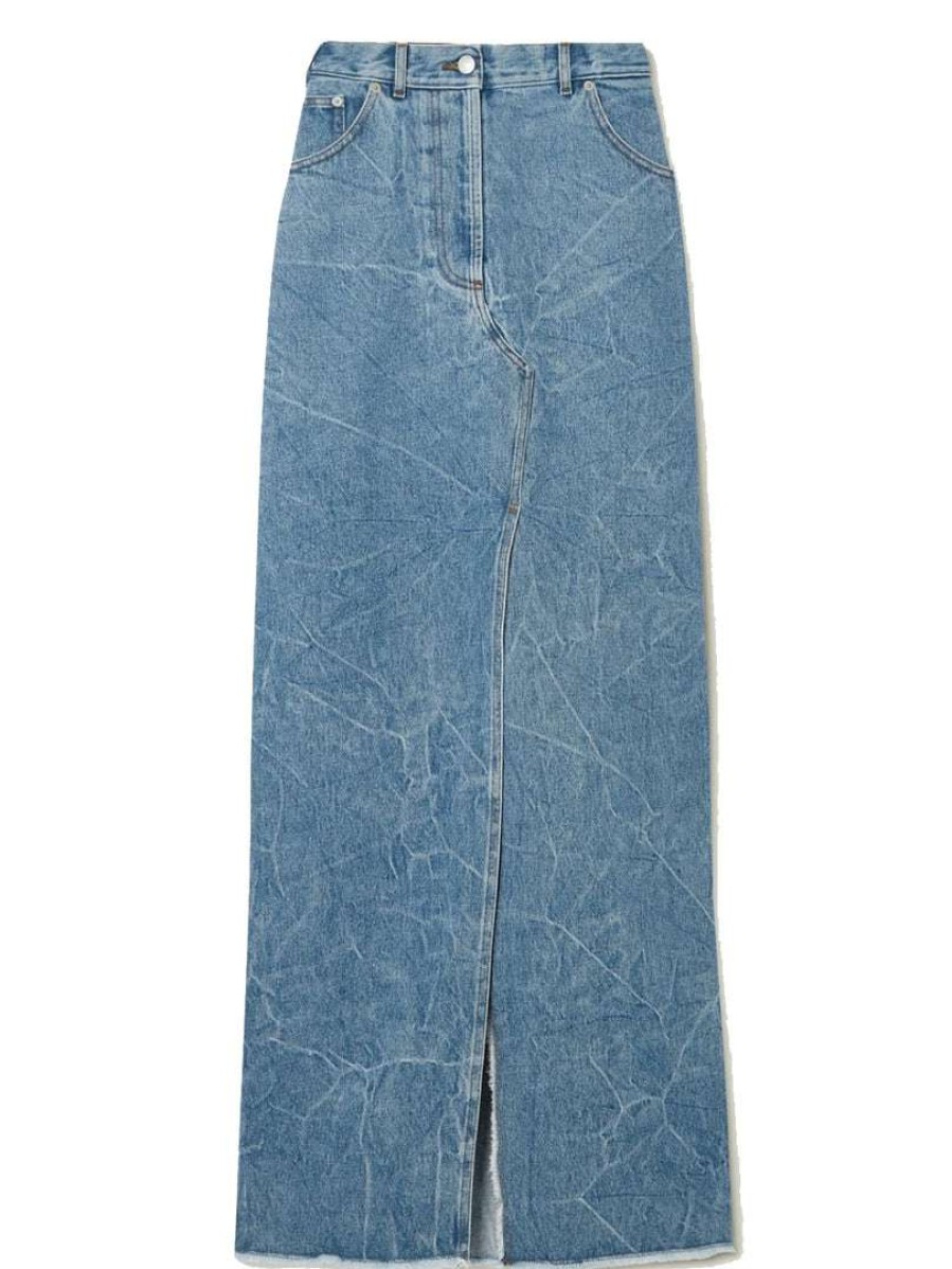 Clothing * | Dries Van Noten 'Silvana' Denim Maxi Skirt Clothing