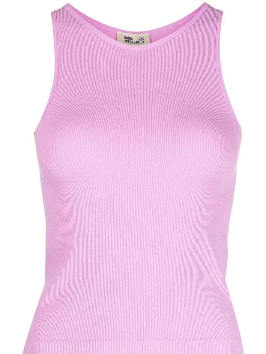 Clothing * | Baum Und Pferdgarten Lilac 'Jamara' Ribbed Vest New In