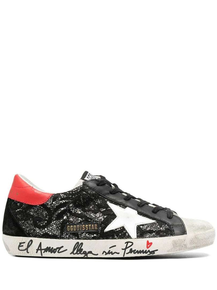 Shoes * | Golden Goose 'Superstar' Ornate Embroidery Trainers