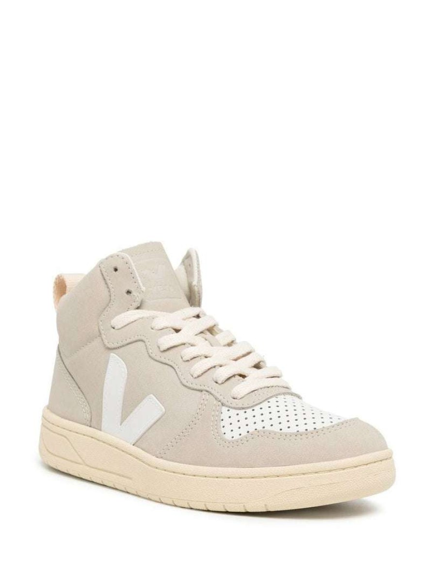 Shoes * | Veja 'V-15' Nubuck Beige Trainers