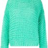 Clothing * | Stella Nova Green 'Kira' Chunky Knit Sweater Clothing