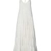 Clothing * | Rabens Saloner 'Siri' Voile Frill Long Dress