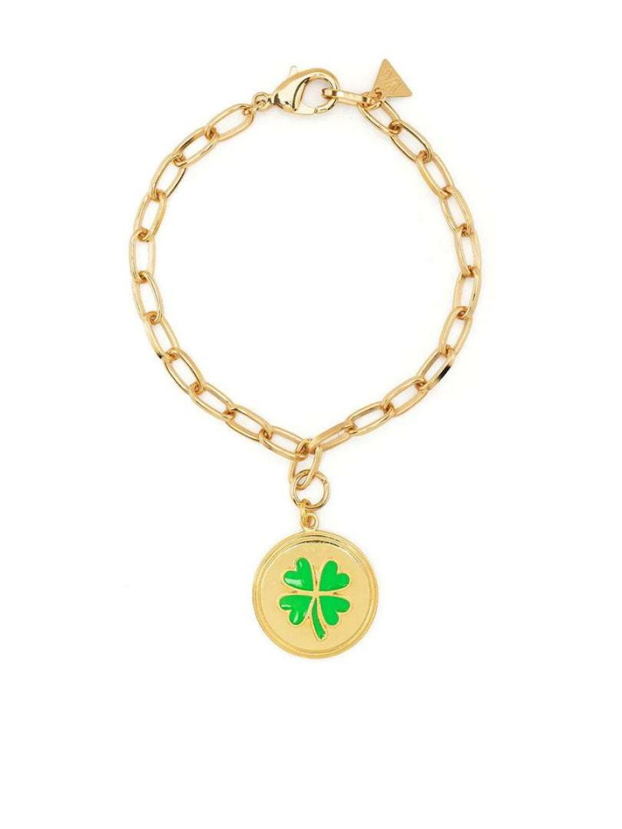 Accessories * | Wilhelmina Garcia 'Lucky Clover Charm Bracelet'