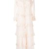 Clothing * | Stella Nova 'Monroe' Tiered Sheer Long Dress