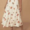 Clothing * | Sancia 'Wynnie' Floral Midi Skirt Clothing