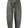 Clothing * | Agolde Grey 'Balloon High Rise Curved Taper Jeans'