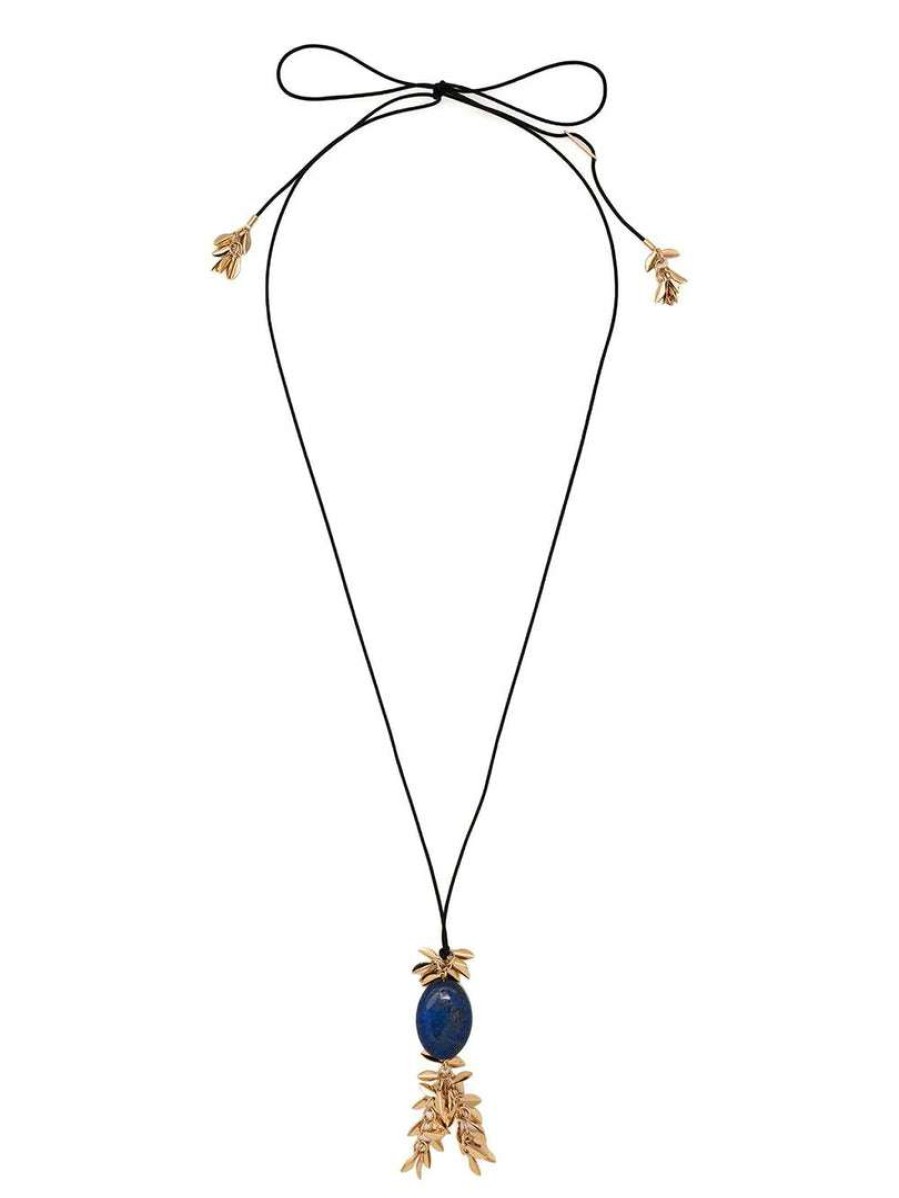 Accessories * | Isabel Marant Blue 'Stones Necklace'