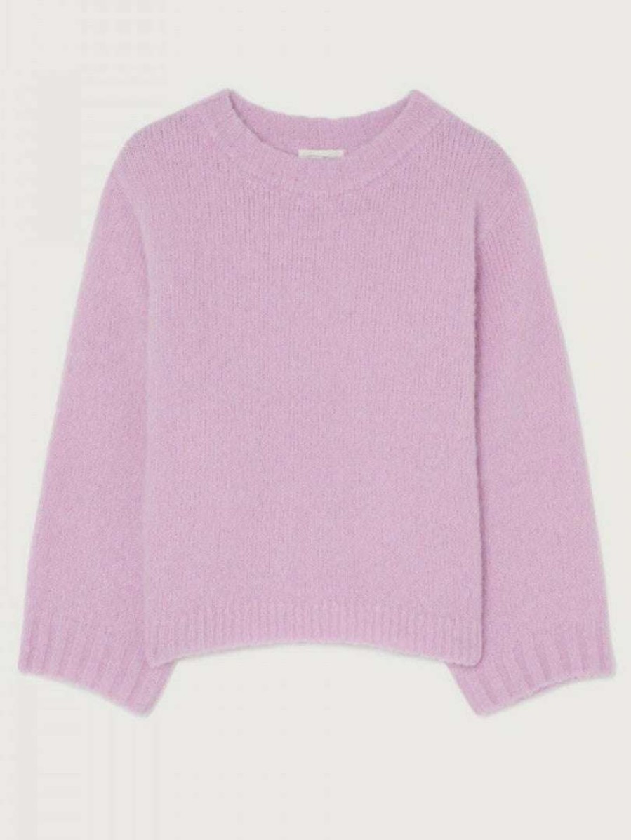 Clothing * | American Vintage Lilac 'Pinobery' Fitted Jumper Clothing