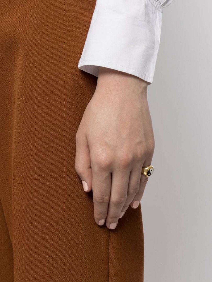 Accessories * | Wilhelmina Garcia 'Yin Yang Ring' Accessories