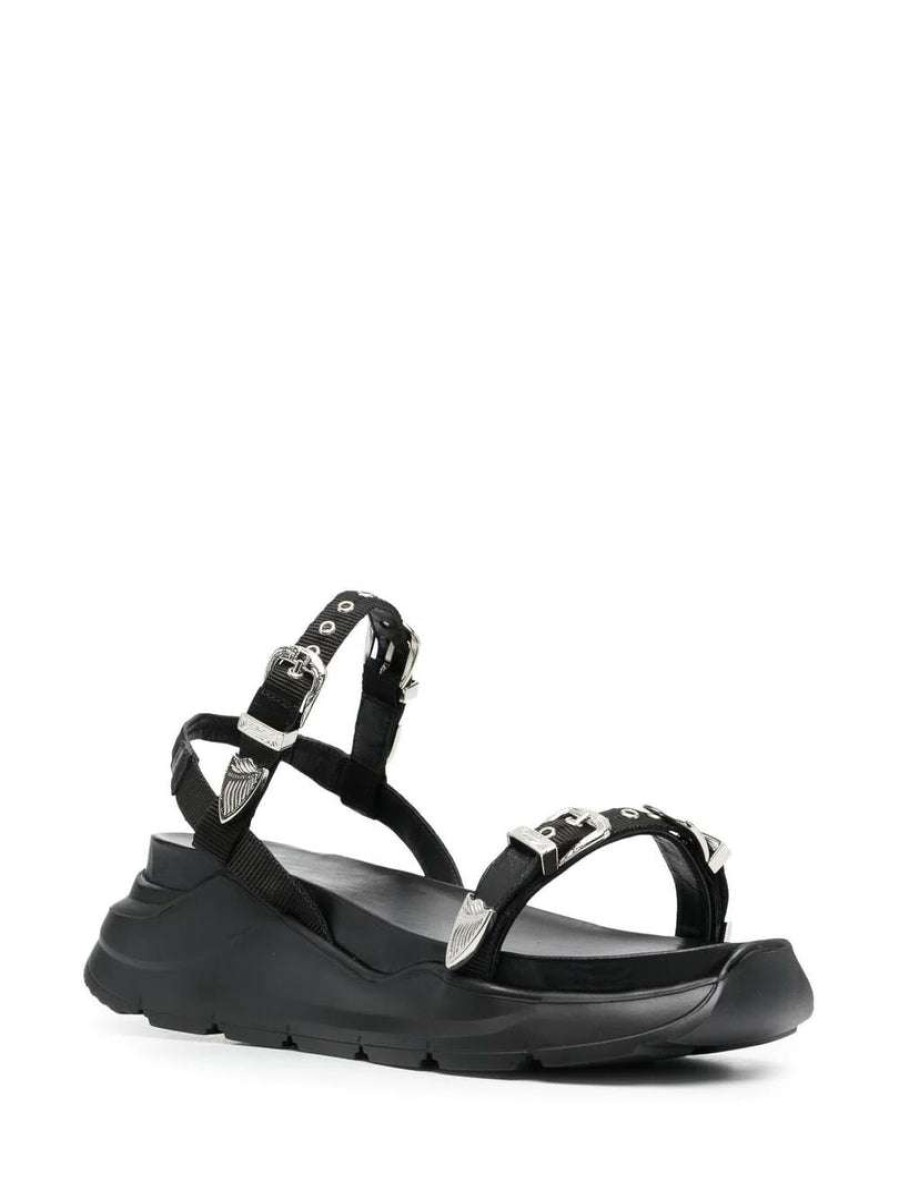 Shoes * | Toga Pulla 'Belt Buckle Platform Sandals'