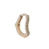 Accessories * | Maria Black 14Kt Gold 'Diamond Wave Huggie' Earring Accessories