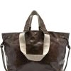 Bags * | Isabel Marant New In Dark Khaki 'Wardy' Crinkle Tote Bag