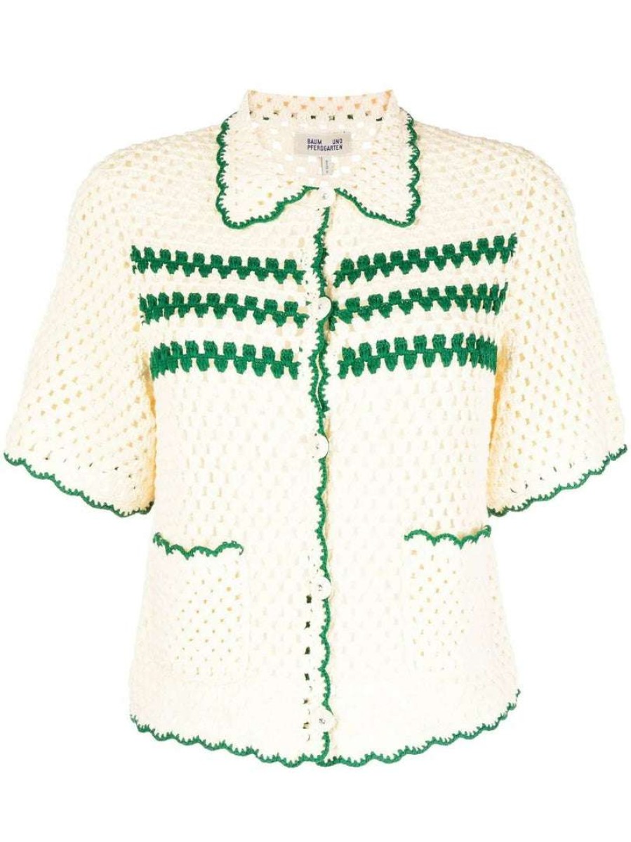 Clothing * | Baum Und Pferdgarten 'Cayley' Crochet Shirt Clothing