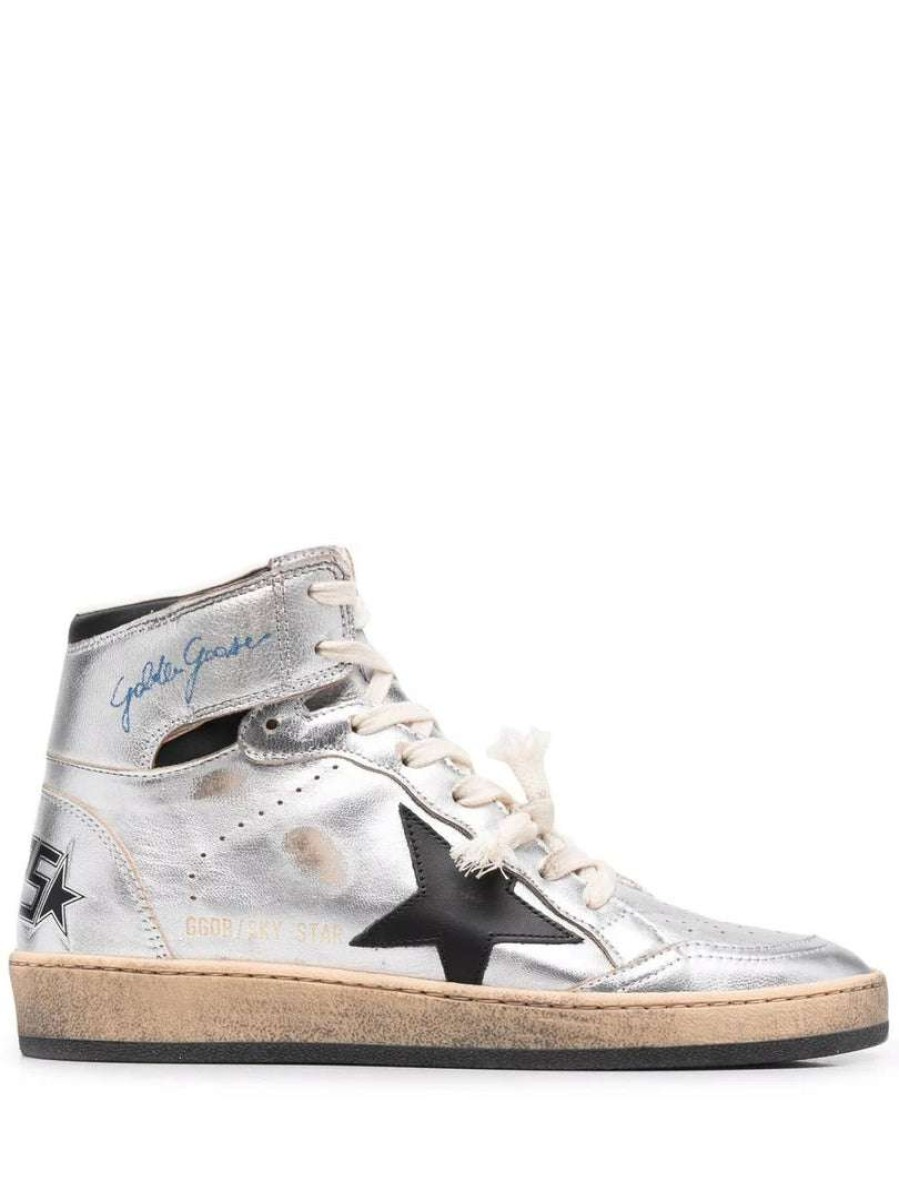 Shoes * | Golden Goose 'Sky Star' High Top Trainers