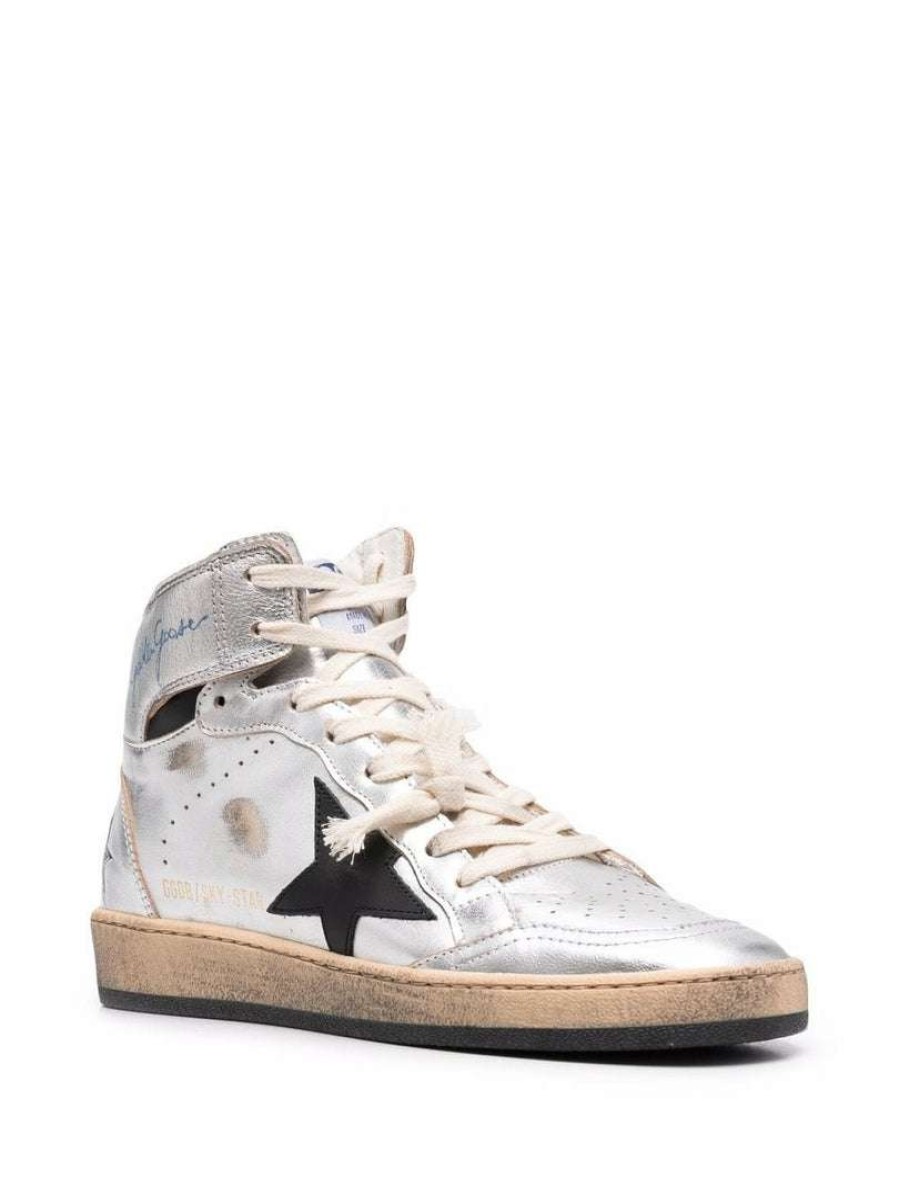 Shoes * | Golden Goose 'Sky Star' High Top Trainers