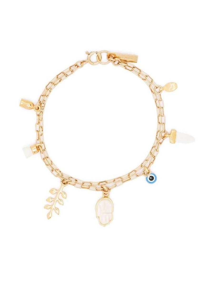 Accessories * | Isabel Marant Gold 'New It'S All' Chain Bracelet