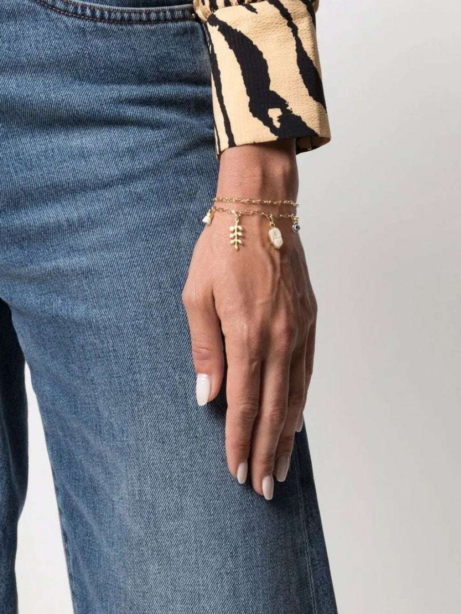 Accessories * | Isabel Marant Gold 'New It'S All' Chain Bracelet