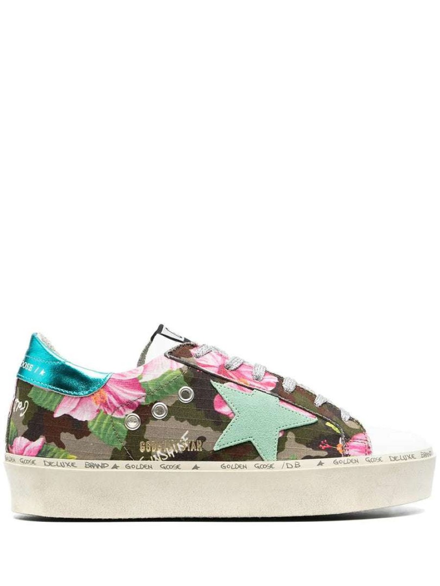 Shoes * | Golden Goose 'Tropical Print Platform Sneakers' Shoes