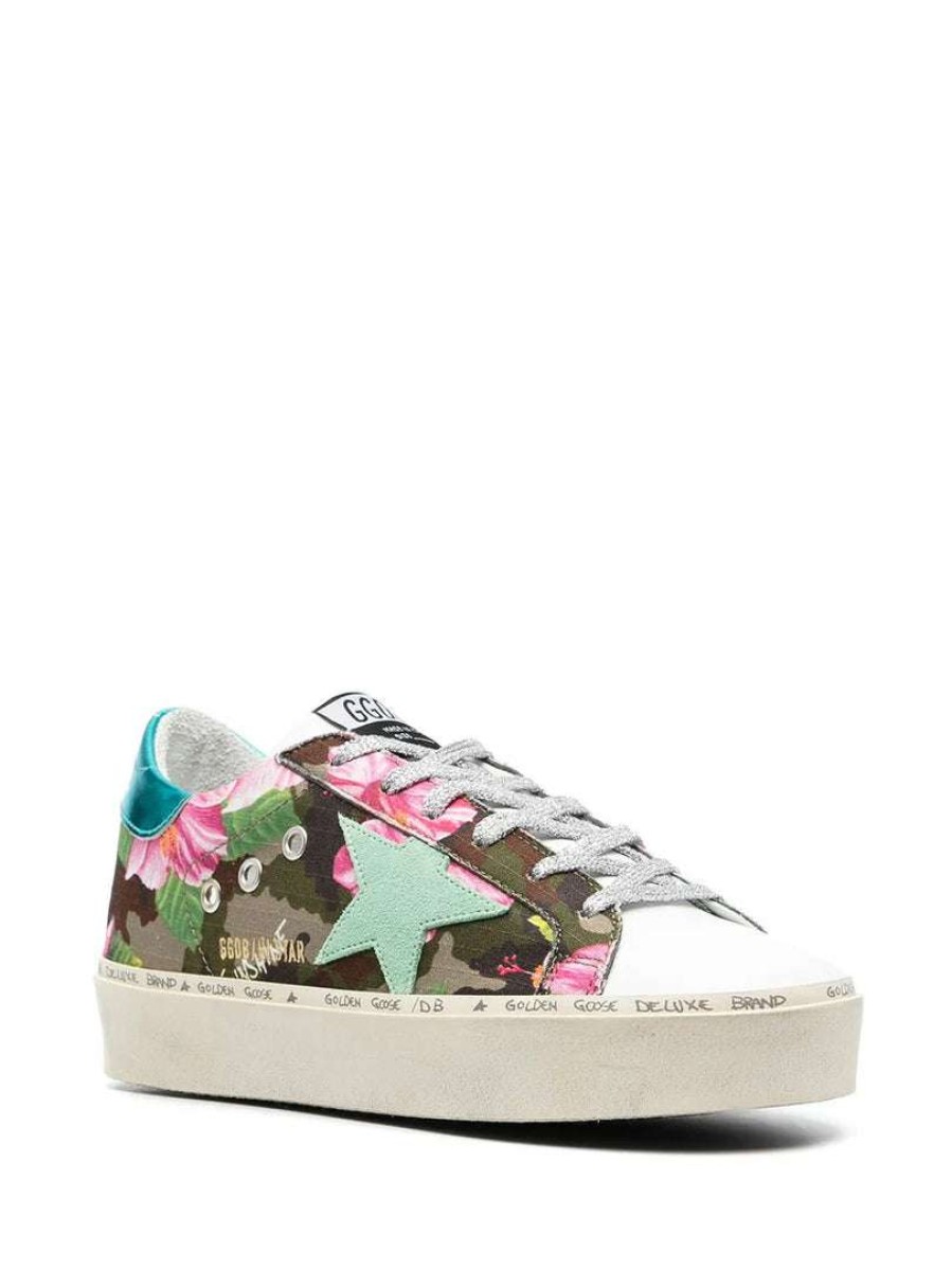 Shoes * | Golden Goose 'Tropical Print Platform Sneakers' Shoes