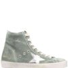 Shoes * | Golden Goose Green 'Francy' High Top Trainers Shoes