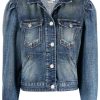 Clothing * | Isabel Marant Etoile Clothing 'Bolinea' Stonewashed Cropped Denim Jacket