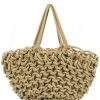 Bags * | Alienina Camel 'Large Braided Bag'