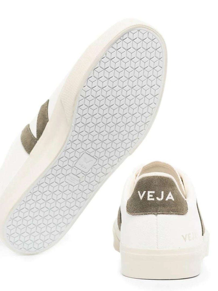 Shoes * | Veja Shoes 'Khaki And White Low-Top Trainers'