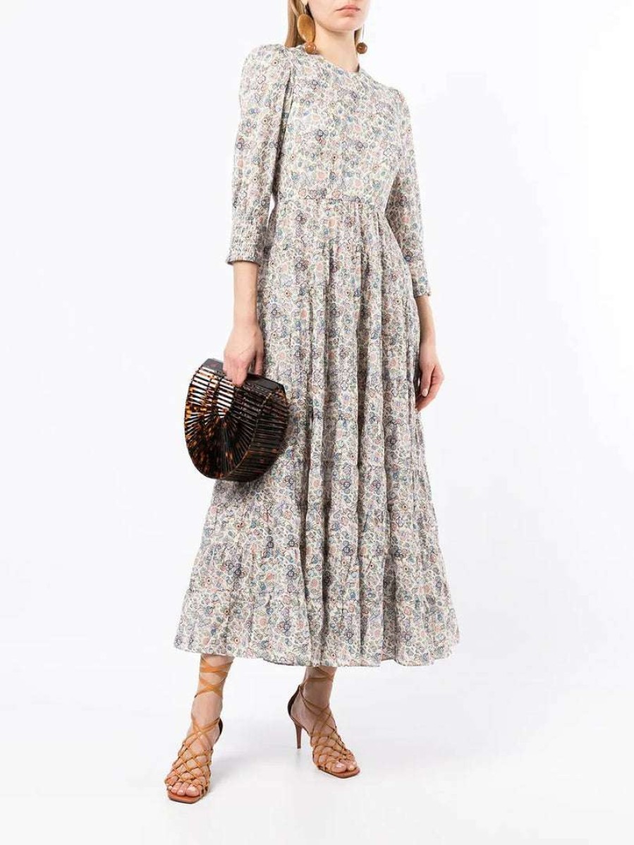 Clothing * | Rixo London 'Kristen' Pastel Floral Midaxi Dress