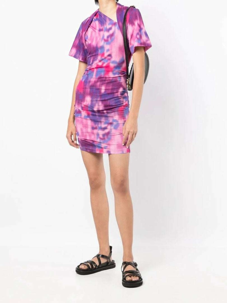 Clothing * | Isabel Marant Etoile 'Zendaya' Printed Mini Dress Clothing