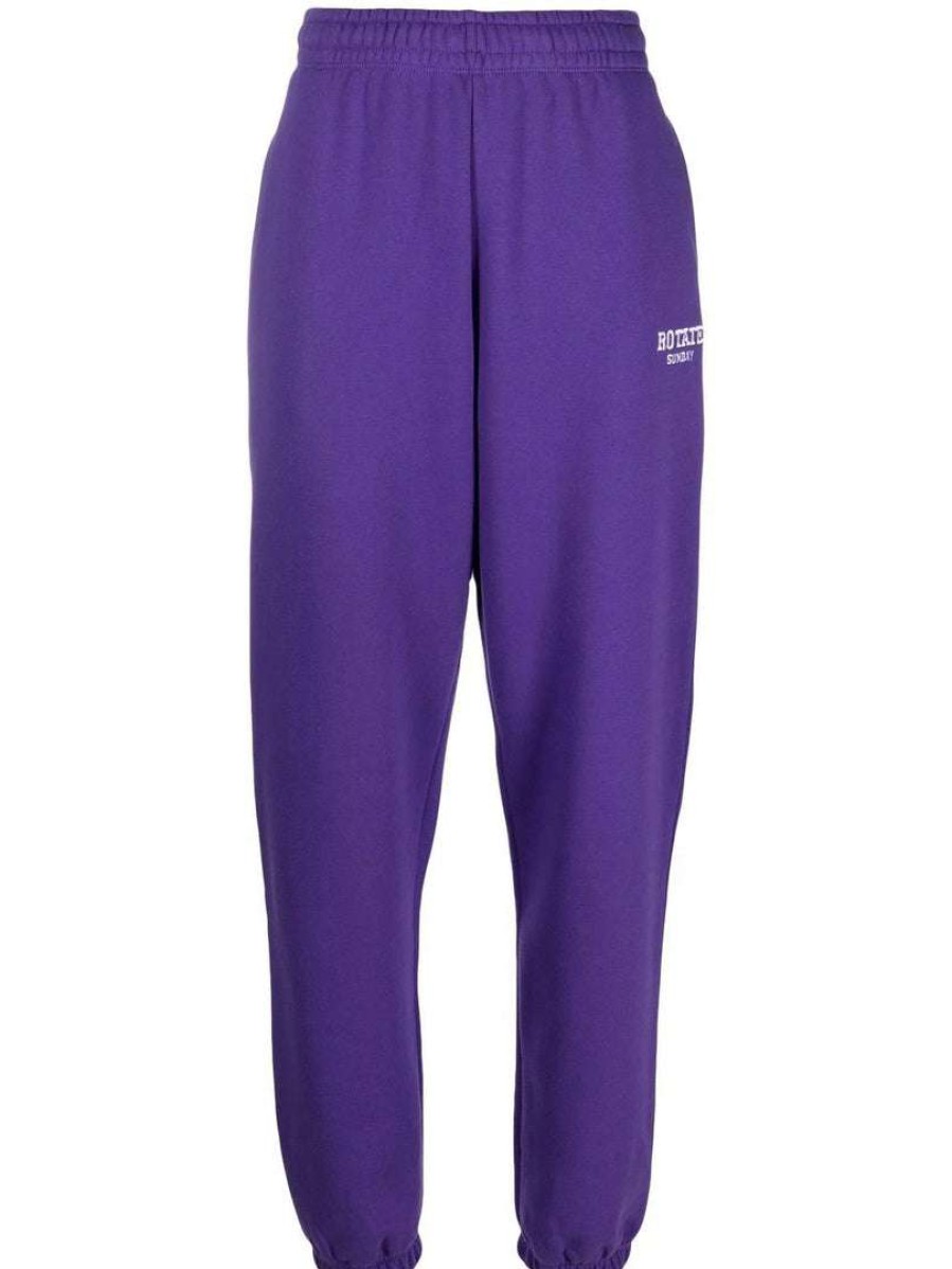 Clothing * | Rotate 'Mimi' Purple Logo Sweatpants Clothing