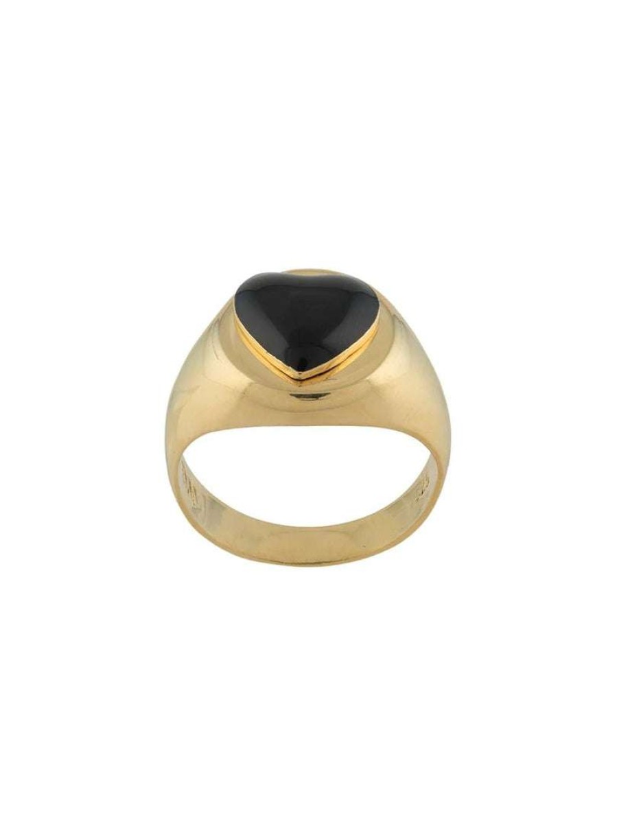 Accessories * | Wilhelmina Garcia 'Black Heart Ring'