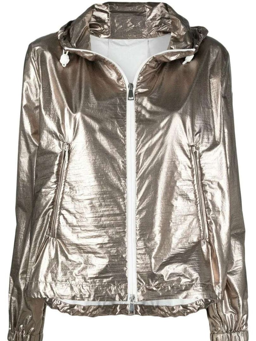 Clothing * | Moncler 'Eschamali' Metallic Bronze Jacket