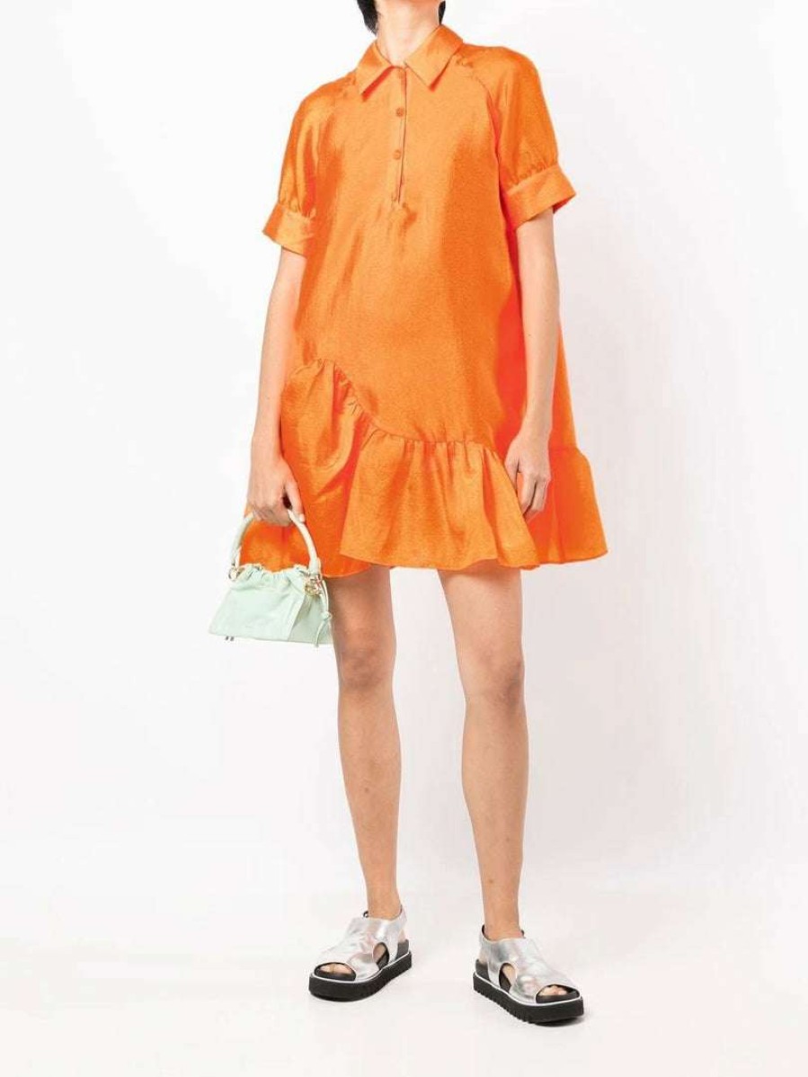 Clothing * | Baum Und Pferdgarten Clothing Orange 'Alani' Dress