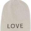 Accessories * | Warm Me Accessories Light Grey 'Damian Love Black Crystal Hat'