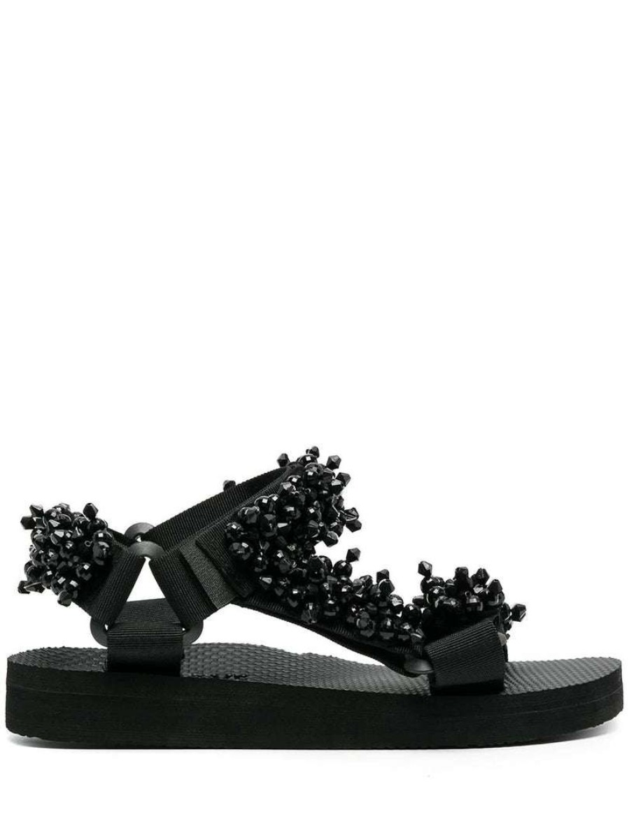 Shoes * | Arizona Love 'Trekky Pearl' Sandals Black