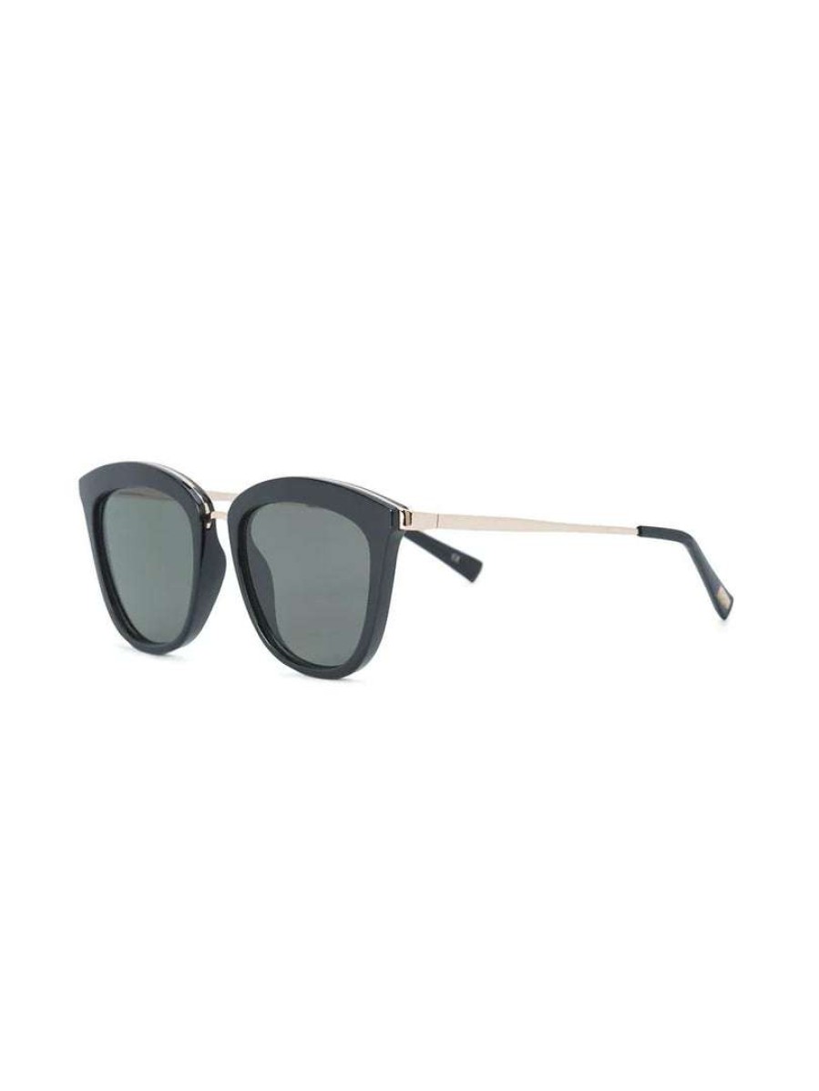 Accessories * | Le Specs 'Caliente' Black And Gold Frame Sunglasses Accessories