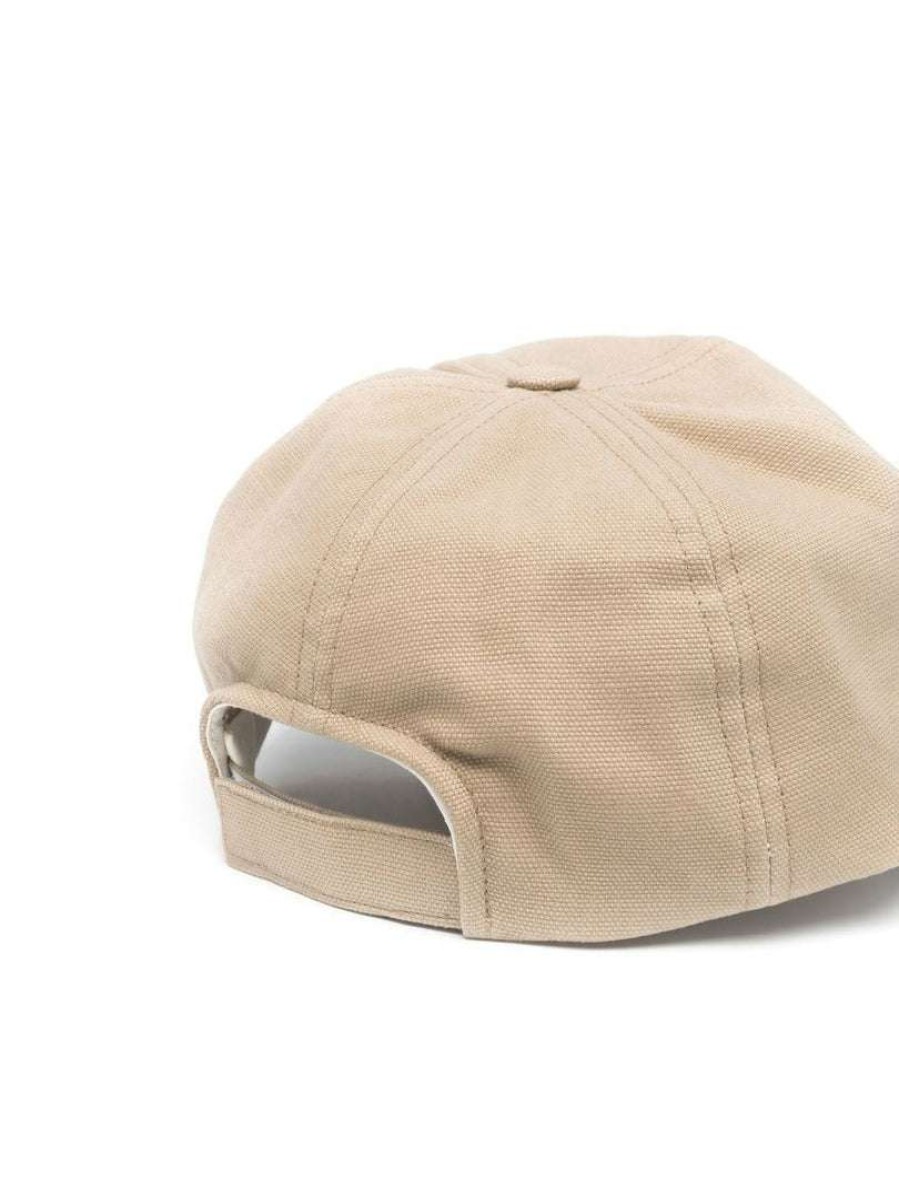 Accessories * | Isabel Marant Etoile Beige 'Tyron' Baseball Cap Khaki New In