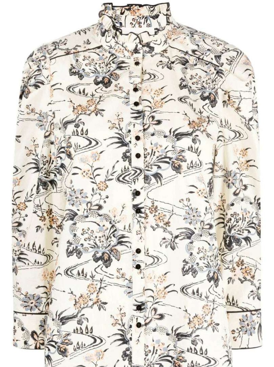 Clothing * | Ba&Sh 'Fary' Floral Shirt