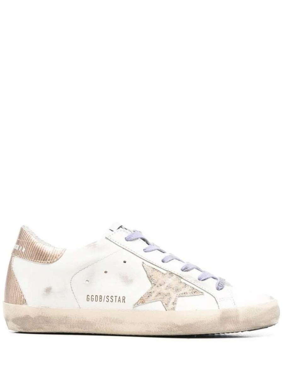 Shoes * | Golden Goose 'Leopard Star Trainers'